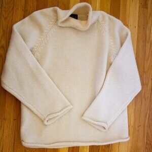 J. Crew Mockneck Oversized Wool Sweater